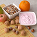 fruits dried fruit nuts granola yogurt healthy