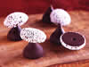 Candy Mushrooms for Yule Log