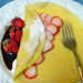 Basic Crepes (with fresh strawberries)