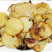 Grilled potatoes and onions
