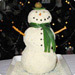 Christmas Cheeseball (shaped into snowman)