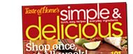 Simple & Delicious magazine cover