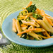 Pasta primavera with penne