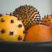 Clove-studded oranges