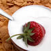 Cereal with strawberry