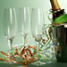 Champagne bottle and glasses