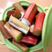 Sugared rhubarb